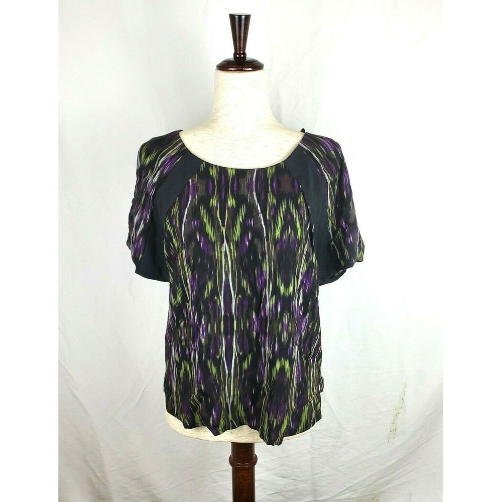 Gianni Bini Career Back Zipper Blouse M NWT